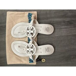 White Tory Burch Sandals + bag